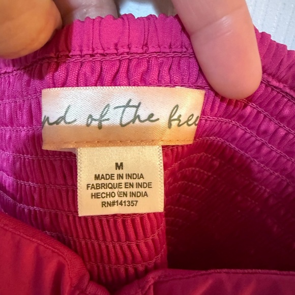 Pink Strapless Dress by Band of the Free adjustable straps - Picture 3 of 4